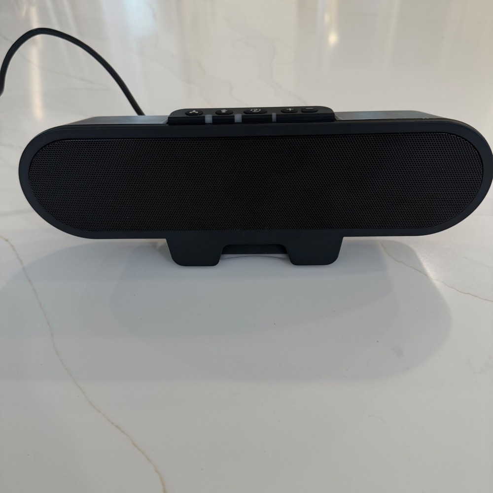 Cyber Acoustics CA-2890PRO USB & Bluetooth Speaker Bar Black Monitor Mount